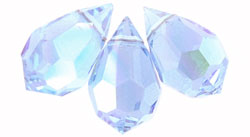 M.C. Beads 10 x 6mm - Teardrop : Alexandrite AB