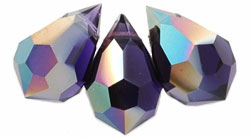M.C. Beads 10 x 6mm - Teardrop : Tanzanite - Celsian