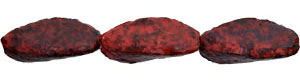 Twisted Pinch Bead 24 x 13mm : Opaque Red - Stone Picasso
