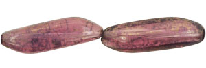 Pressed Bead 23/7mm : Milky Pink - Moon Dust