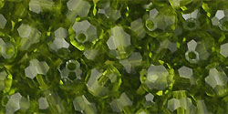 M.C. Beads 4mm - Round : Olivine