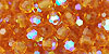 M.C. Beads 4mm - Round : Topaz AB