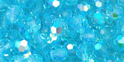 M.C. Beads 4mm - Round : Aquamarine AB