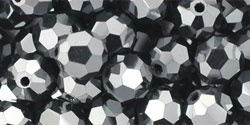 M.C. Beads 6mm - Round : Hematite