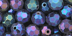 M.C. Beads 6mm - Round : Iris - Blue