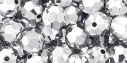 M.C. Beads 6mm - Round : Silver