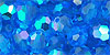 M.C. Beads 6mm - Round : Capri Blue AB