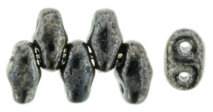 MiniDuo 4 x 2mm Tube 2.5" : Hematite