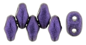 MiniDuo 4 x 2mm Tube 2.5" : Metallic Suede - Purple