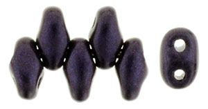 MiniDuo 4 x 2mm : Metallic Suede - Dk Purple