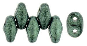 MiniDuo 4 x 2mm : Metallic Suede - Lt Green