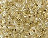 MiniDuo 4 x 2mm : Crystal - Gold-Lined
