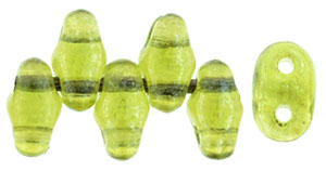 MiniDuo 4 x 2mm Tube 2.5" : Luster - Olivine