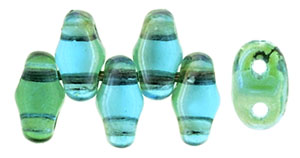 MiniDuo 4 x 2mm Tube 2.5" : Twilight - Aquamarine