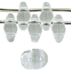 SuperDuo 5 x 2mm : Crystal