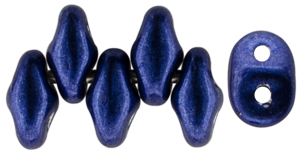 SuperDuo 5 x 2mm : ColorTrends: Saturated Metallic Evening Blue