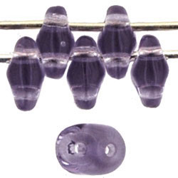 SuperDuo 5 x 2mm : Lt Tanzanite