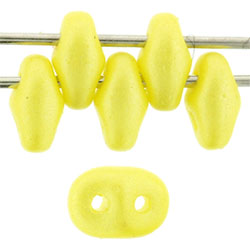 SuperDuo 5 x 2mm Tube 2.5" : Pearl Shine - Yellow