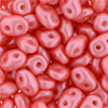SuperDuo 5 x 2mm : Pearl Shine - Coral Pink