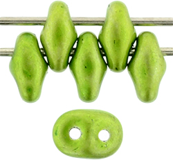 SuperDuo 5 x 2mm : Metalust - Apple Green