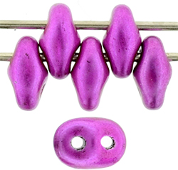 SuperDuo 5 x 2mm : Metalust - Hot Pink