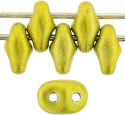 SuperDuo 5 x 2mm : Metalust - Yellow Gold