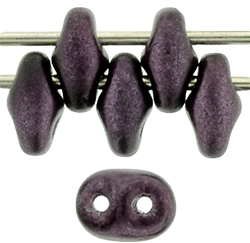 SuperDuo 5 x 2mm : Metalust - Matte - Purple