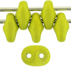 SuperDuo 5 x 2mm Tube 2.5" : Metalust - Matte - Electric Green