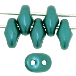 SuperDuo 5 x 2mm : Pearl Coat - Teal