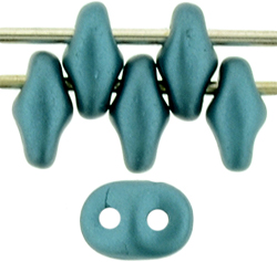 SuperDuo 5 x 2mm Tube 2.5" : Pearl Coat - Dk Teal