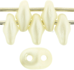 SuperDuo 5 x 2mm Tube 2.5" : Pearl Coat - Lt Cream