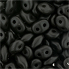 SuperDuo 5 x 2mm : Satin Metallic Black