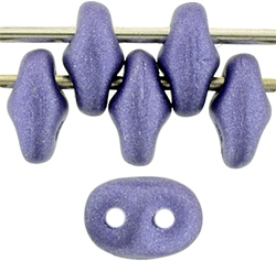 SuperDuo 5 x 2mm Tube 2.5" : Satin Metallic Lavender