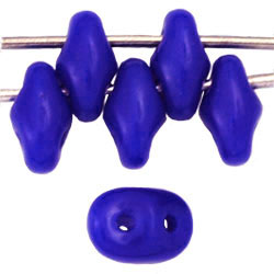 SuperDuo 5 x 2mm : Opaque Blue