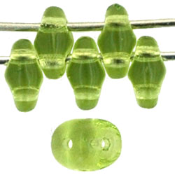 SuperDuo 5 x 2mm : Olivine