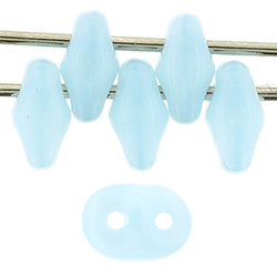 SuperDuo 5 x 2mm : Milky Aquamarine