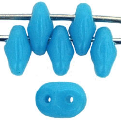 SuperDuo 5 x 2mm Tube 5.5" : Blue Turquoise