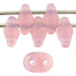SuperDuo 5 x 2mm Tube 2.5" : Milky Pink