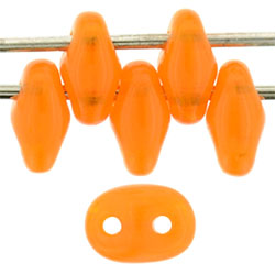 SuperDuo 5 x 2mm : Milky Orange