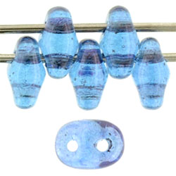 SuperDuo 5 x 2mm Tube 2.5" : Aquamarine - Vega