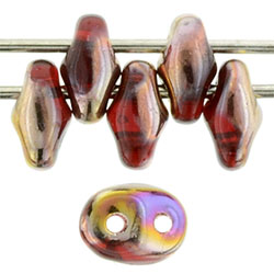 SuperDuo 5 x 2mm : Siam Ruby - Artemis