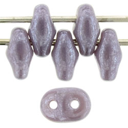 SuperDuo 5 x 2mm : Luster - Milky Amethyst