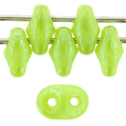 SuperDuo 5 x 2mm : Luster - Milky Dk Peridot