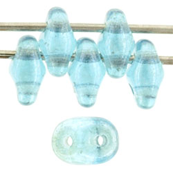 SuperDuo 5 x 2mm Tube 2.5" : Luster - Aquamarine