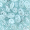 SuperDuo 5 x 2mm Tube 2.5" : Luster - Milky Aquamarine