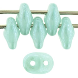 SuperDuo 5 x 2mm Tube 2.5" : Luster - Seafoam