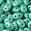 SuperDuo 5 x 2mm Tube 2.5" : Luster - Opaque Turquoise
