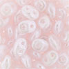 SuperDuo 5 x 2mm : Luster - Milky Soft Rosaline