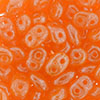 SuperDuo 5 x 2mm Tube 2.5" : Luster - Milky Orange