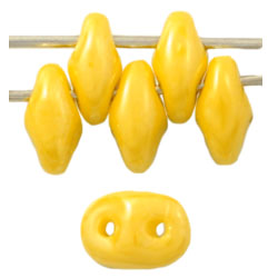 SuperDuo 5 x 2mm : Luster - Opaque Yellow